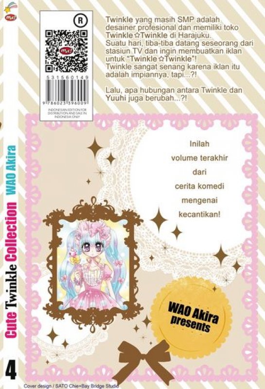 Cover Belakang Buku Cute Twinkle Collection 4 - tamat