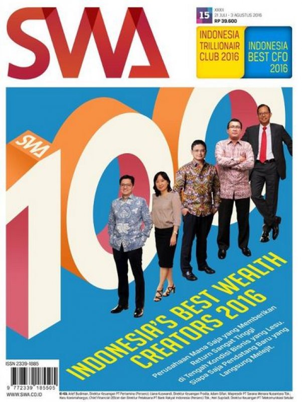 Cover Buku Majalah SWA Sembada No. 15 | 21 Juli - 3 Agustus 2016