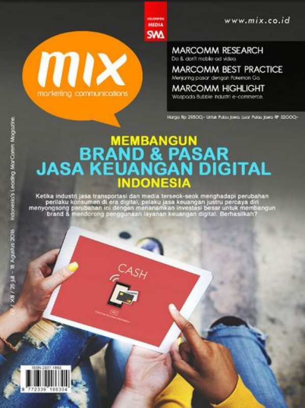 Cover Buku Majalah MIX Marketing Communications Edisi 07 | 25 Juli - 18 Agustus 2016