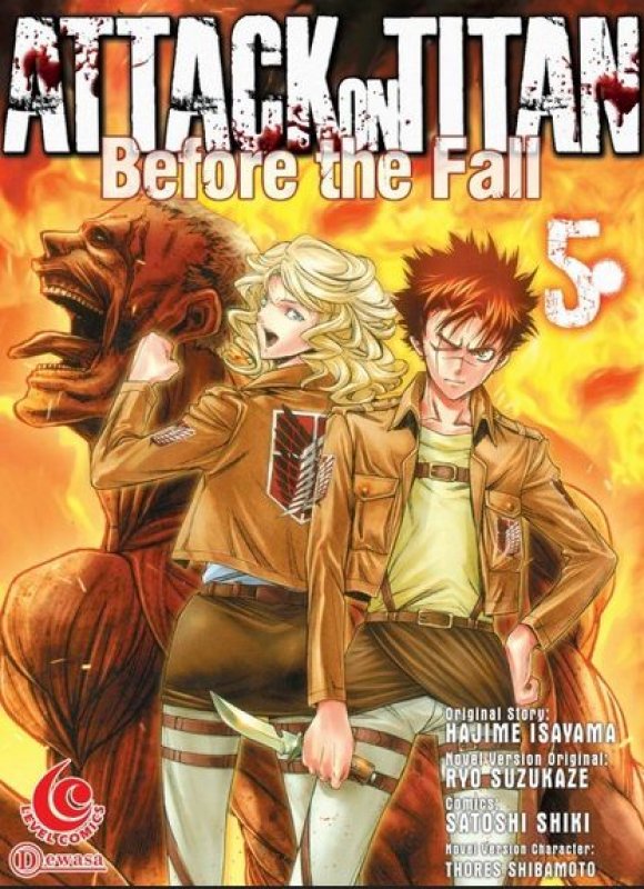Cover Buku LC: Attack on Titan Before The Fall 05