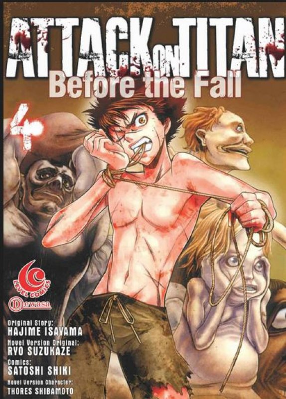 Cover Buku LC: Attack on Titan Before The Fall 04