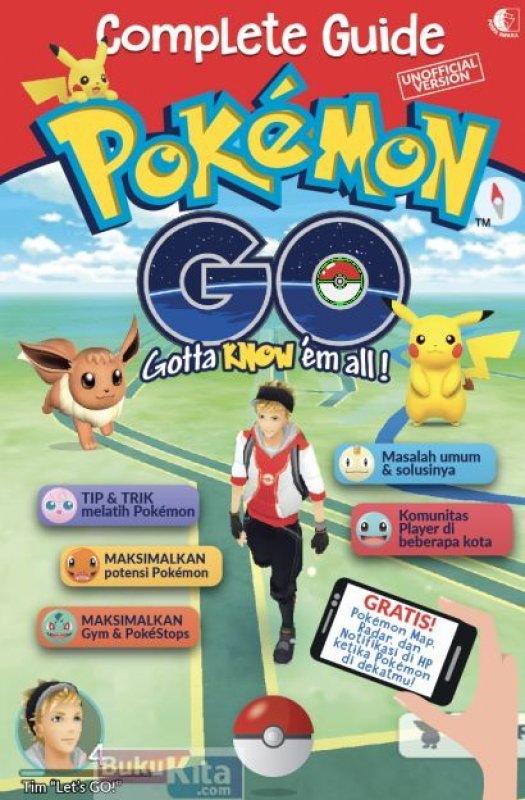 Cover Buku Complete Guide Pokemon Go [UNOFFICIAL VERSION]
