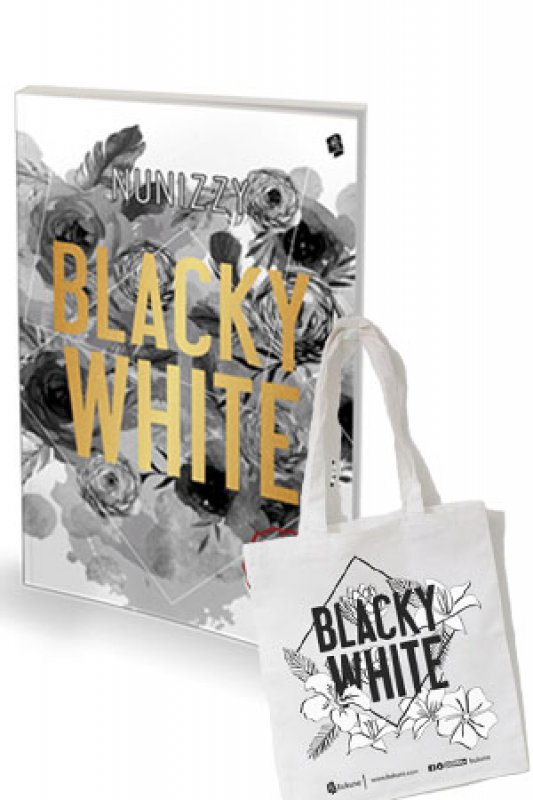 Cover Belakang Buku Blacky White [Ber-TTD + Totebag]