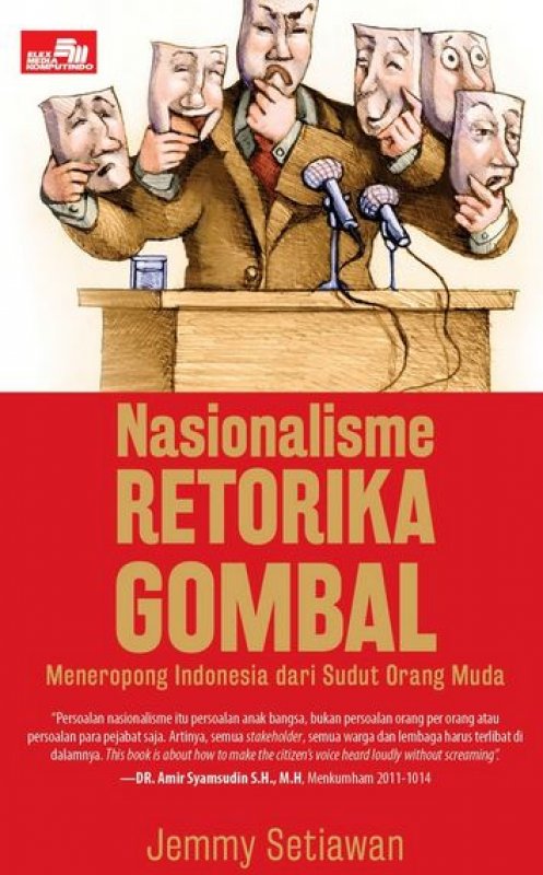 Cover Buku Nasionalisme Retorika Gombal