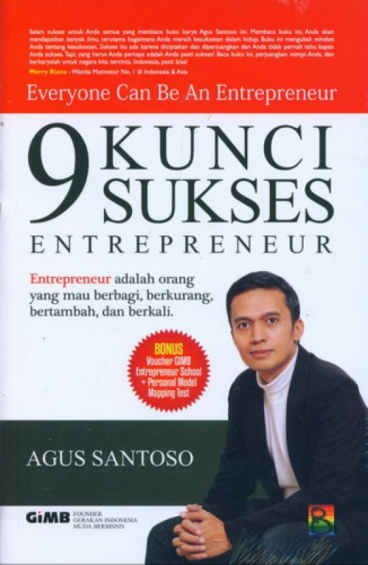 Cover Buku 9 Kunci Sukses Entrepreneur