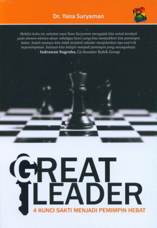 Cover Buku Great Leader: 4 Kunci Sakti Menjadi Pemimpin Hebat 