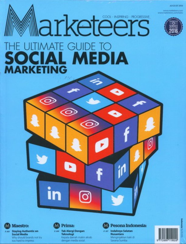 Cover Buku Majalah Marketeers Edisi 023 - Agustus 2016