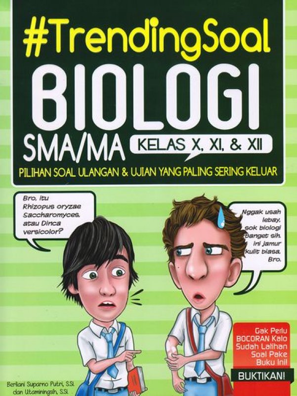 Cover Buku Trending Soal Biologi SMA/MA KELAS X, XI, & XII