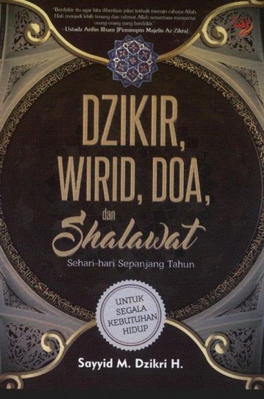 Cover Buku Dzikir Wirid Doa dan Shalawat Sehari-hari Sepanjang Tahun