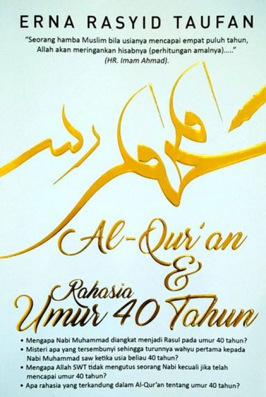 Cover Buku Al-Quran & Rahasia Umur 40 Tahun