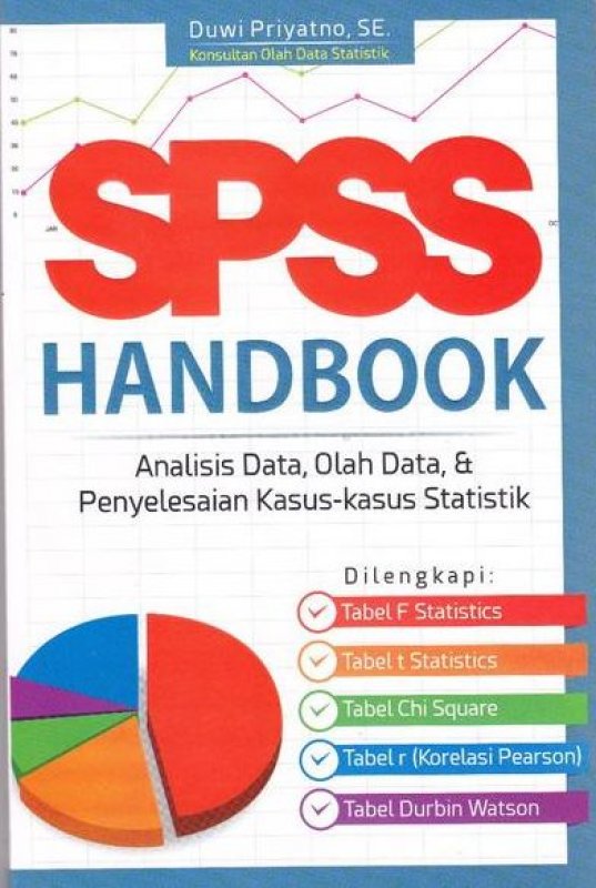 Cover Buku Spss Handbook Analisis Data, Olah Data, dan Penyelesaian Kasus-kasus Statistik