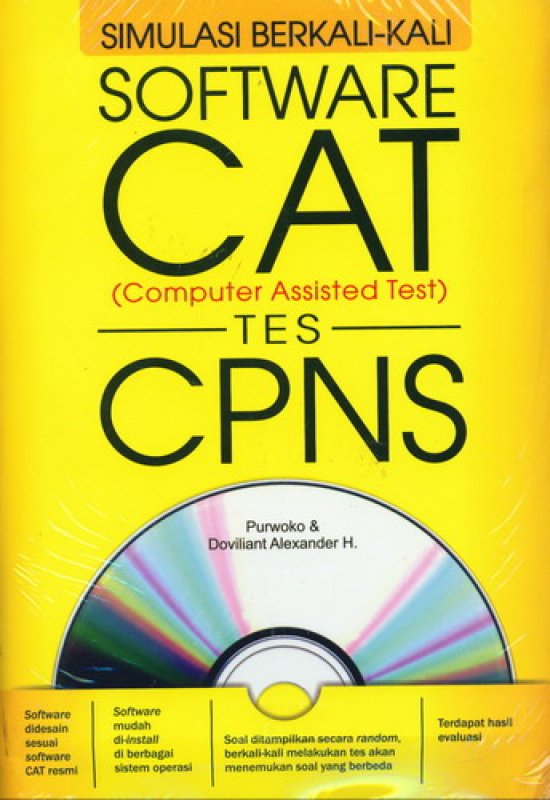 Cover Buku Simulasi Berkali-kali Software Cat Tes CPNS