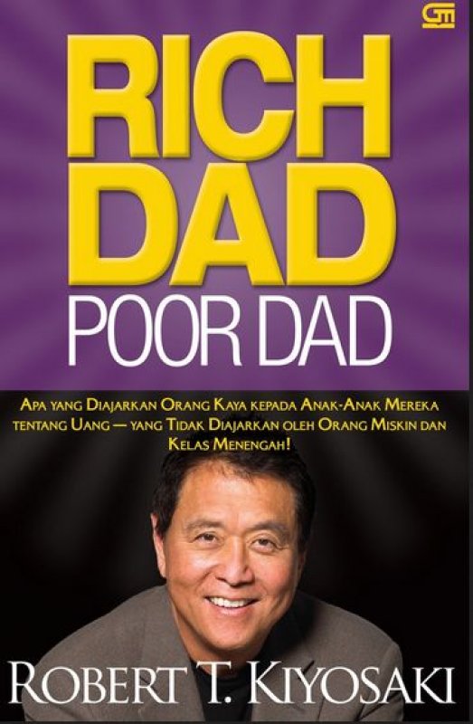 Cover Buku Rich Dad Poor Dad (Edisi Revisi)