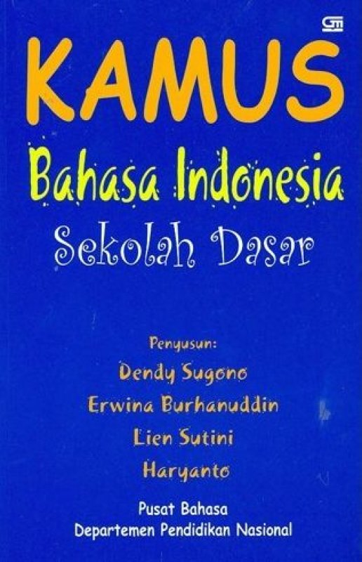 Cover Buku Kamus Bahasa Indonesia Sekolah Dasar