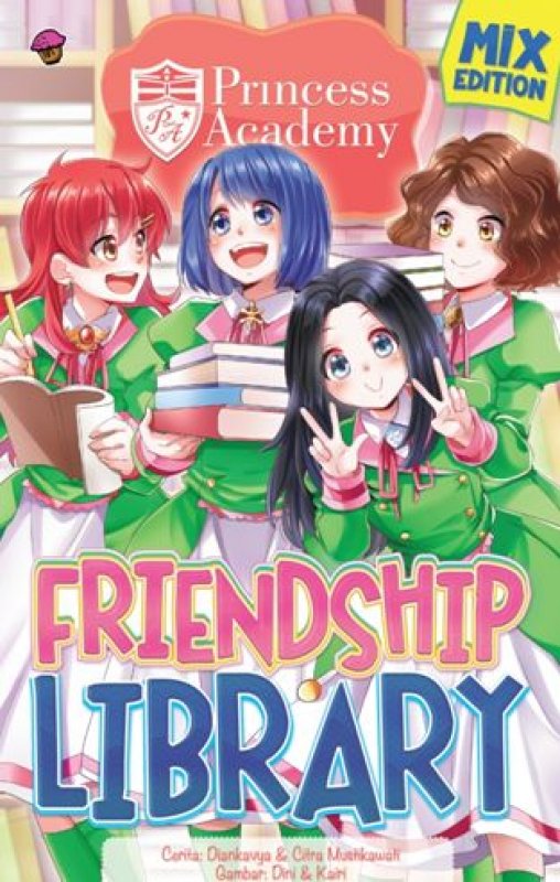 Cover Buku Komik Princess Academy Mix Edit: Friendship Library