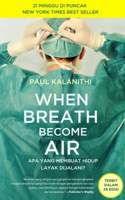 Cover Buku When Breath Becomes Air