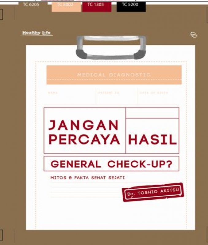 Cover Buku Jangan Percaya Hasil General Check Up-Hc
