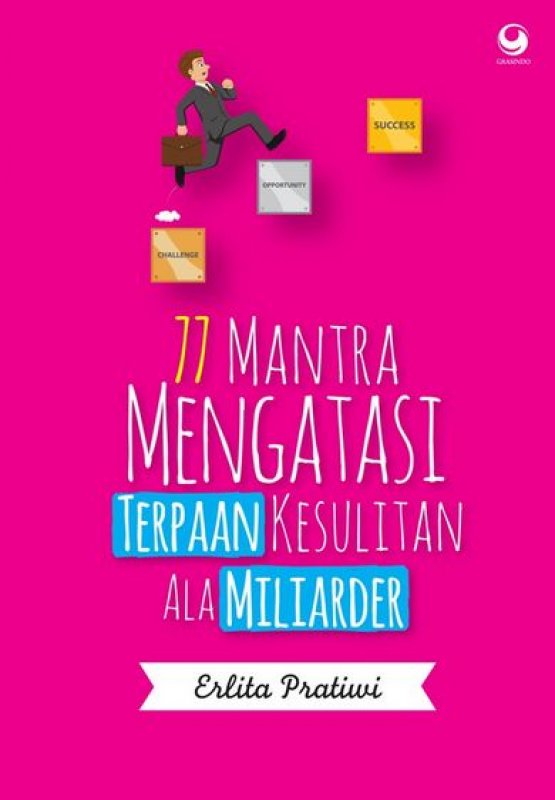 Cover Buku 77 Mantra Mengatasi Terpaan Kesulitan Ala Miliarder
