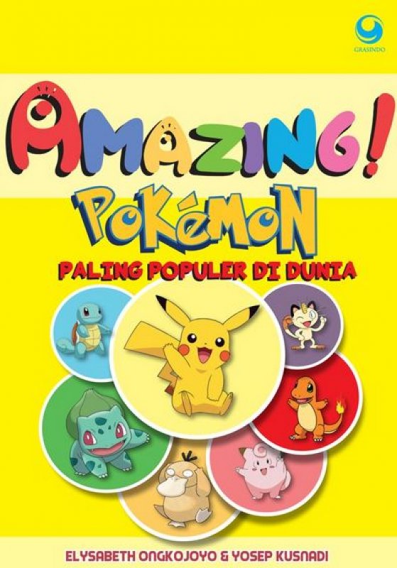 Cover Buku Amazing! Pokemon Paling Populer Di Dunia