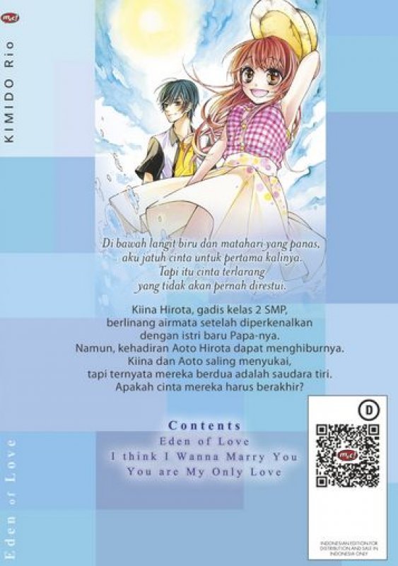Cover Belakang Buku Eden of Love