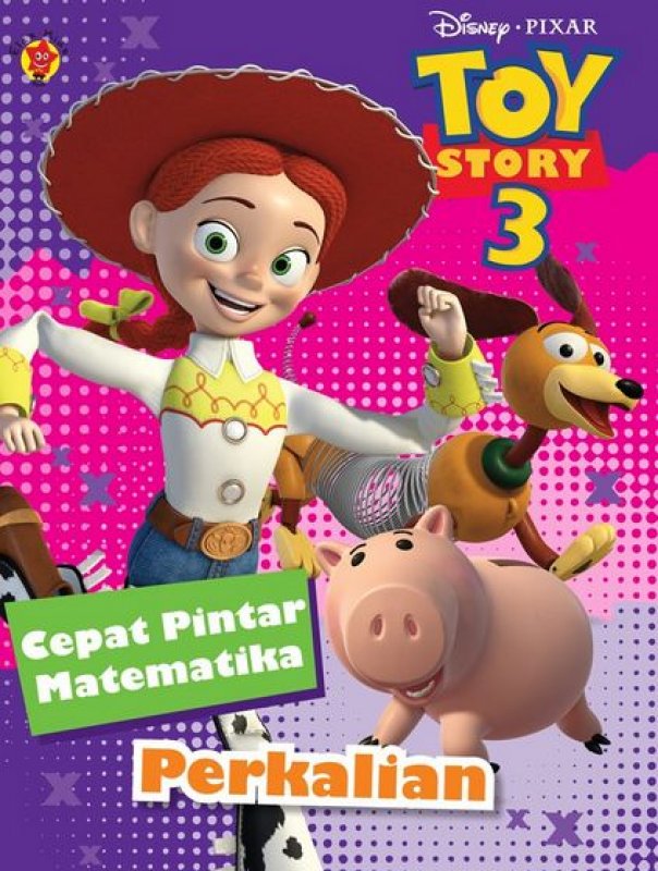 Cover Buku Cepat Pintar Matematika Toy Story 3 Perkalian