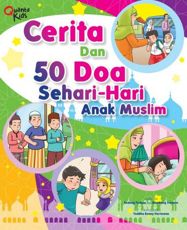 Cover Buku Cerita dan 50 Doa Sehari-Hari Anak Muslim