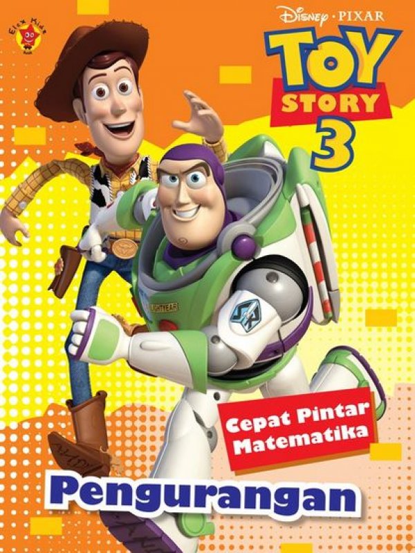 Cover Buku Cepat Pintar Matematika Toy Story 3 Pengurangan