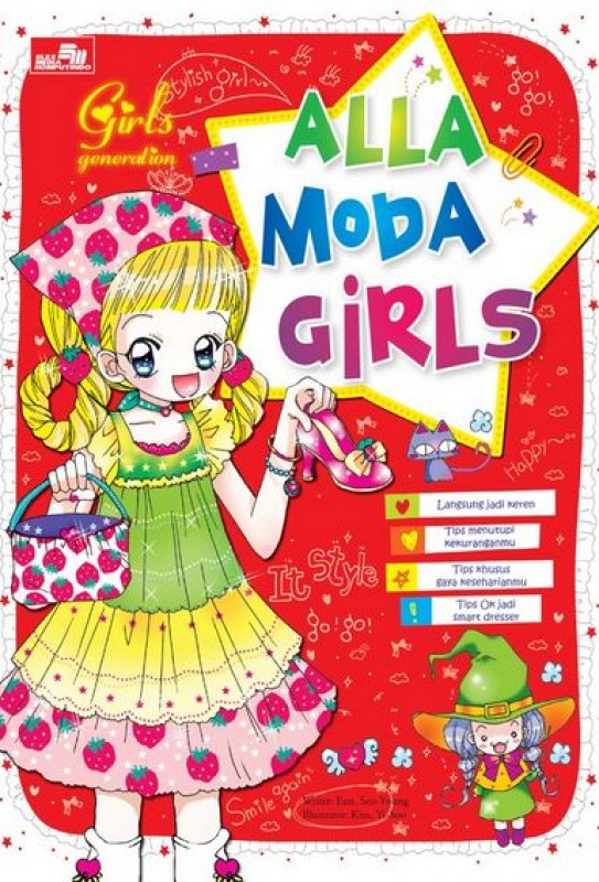 Cover Buku Girls Generation : Alla Moda Girls