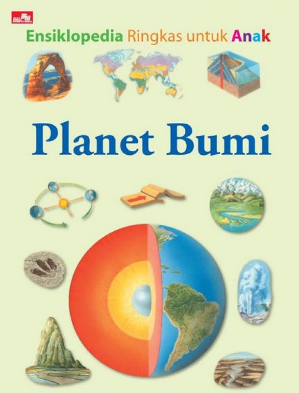 Cover Buku Ensiklopedia Ringkas Untuk Anak Planet Bumi