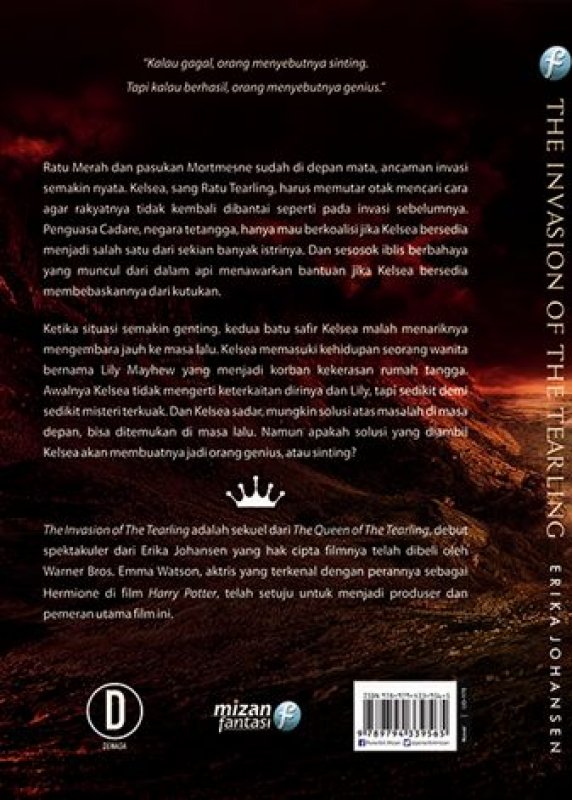 Cover Belakang Buku The Invasion Of The Tearling