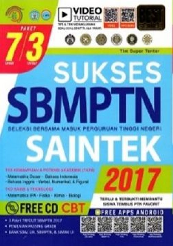 Cover Buku SUKSES SBMPTN SANTEK 2017 