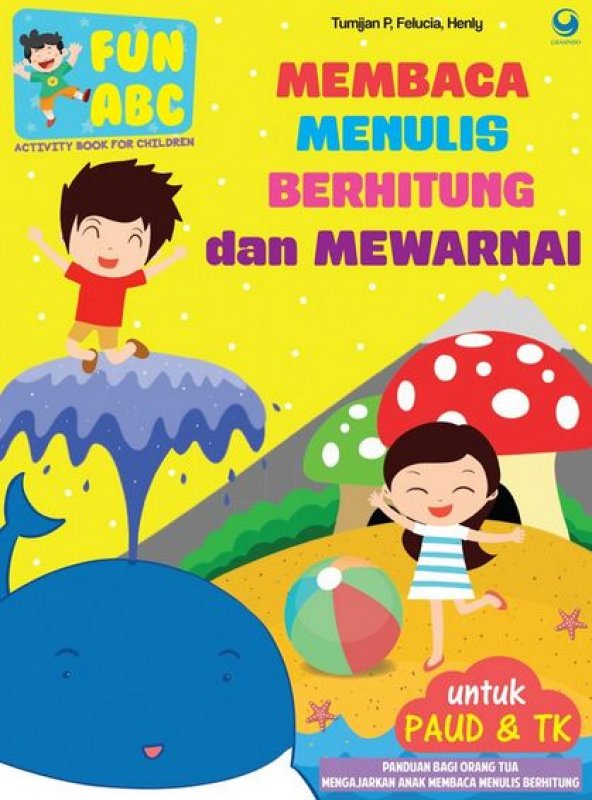 Cover Buku Fun Abc Membaca, Menulis, Berhitung, Mewarnai