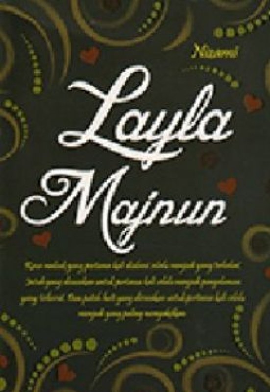 Cover Buku Layla Majnun (cover warna hitam)