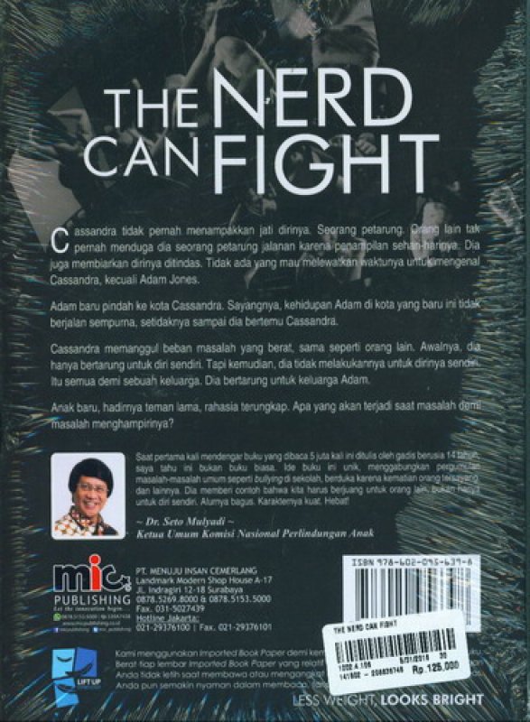 Cover Belakang Buku The Nerd Can Fight