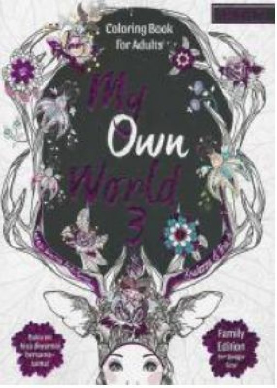 Cover Buku Coloring Book for Adult: My Own World 3 (Travel Size)