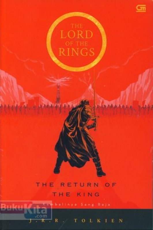 Cover Buku The Lord of The Rings #3: Kembalinya Sang Raja (Cover Baru)