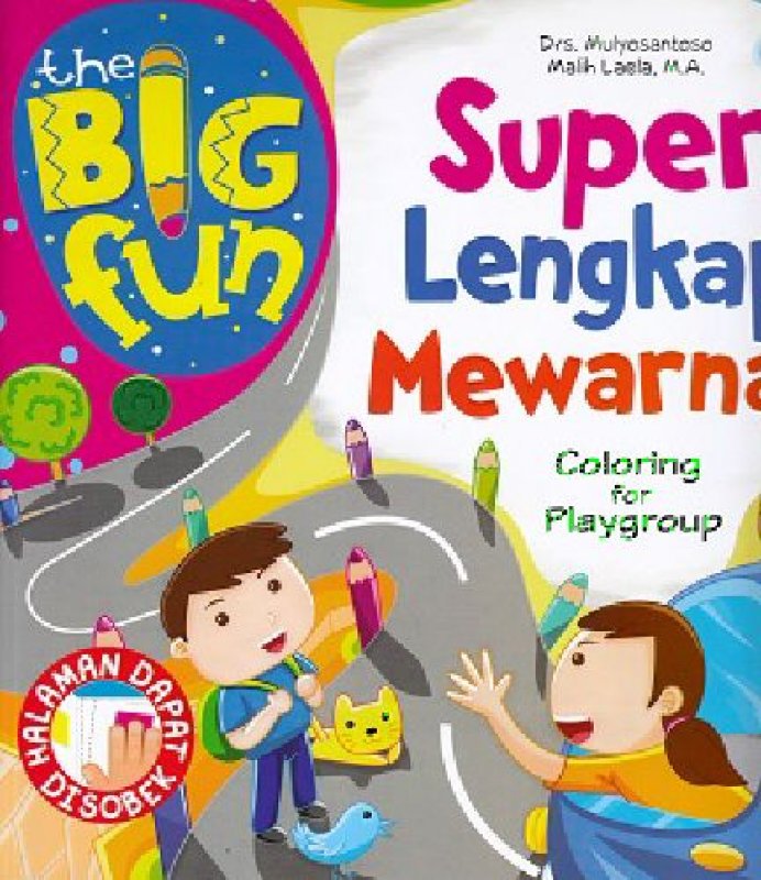 Cover Buku The Big Fun : Super Lengkap Mewarnai