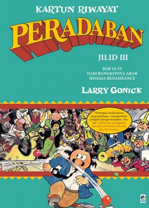 Cover Buku Kartun Riwayat Peradaban Jilid III