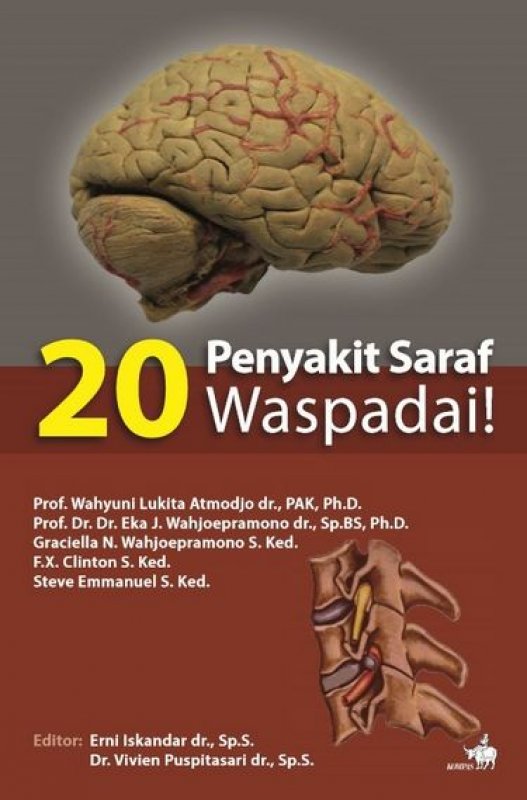 Cover Buku 20 Penyakit Syaraf Waspadai