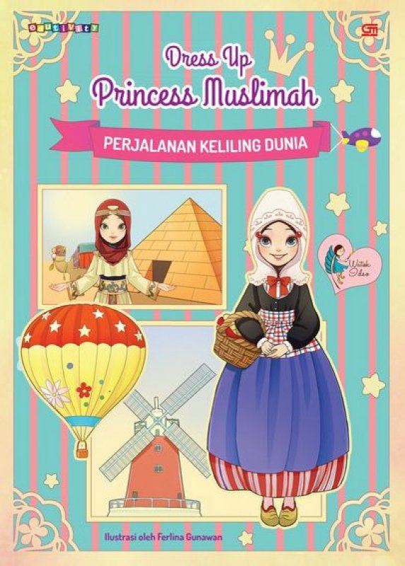 Cover Buku Dress Up Princess Muslimah: Perjalanan Keliling Dunia