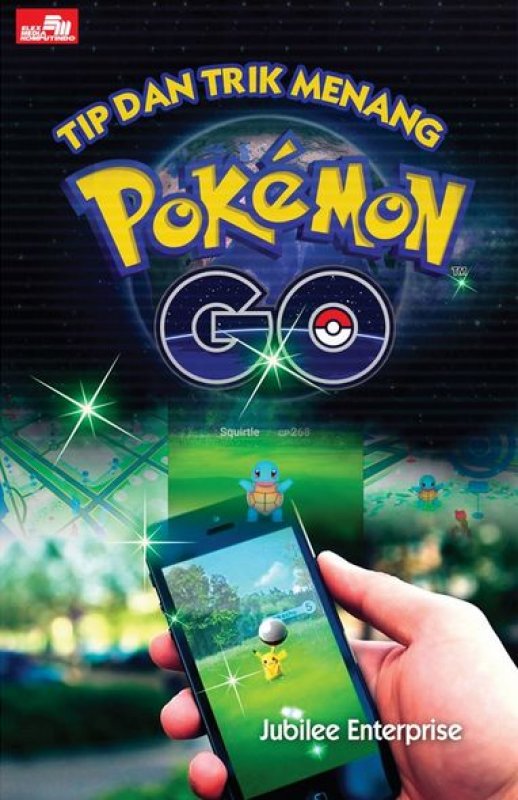 Cover Buku Tip dan Trik Menang Pokemon Go