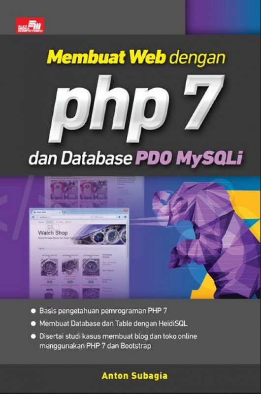 Cover Buku Membuat Web Dengan Php 7 dan Database Pdo Mysqli