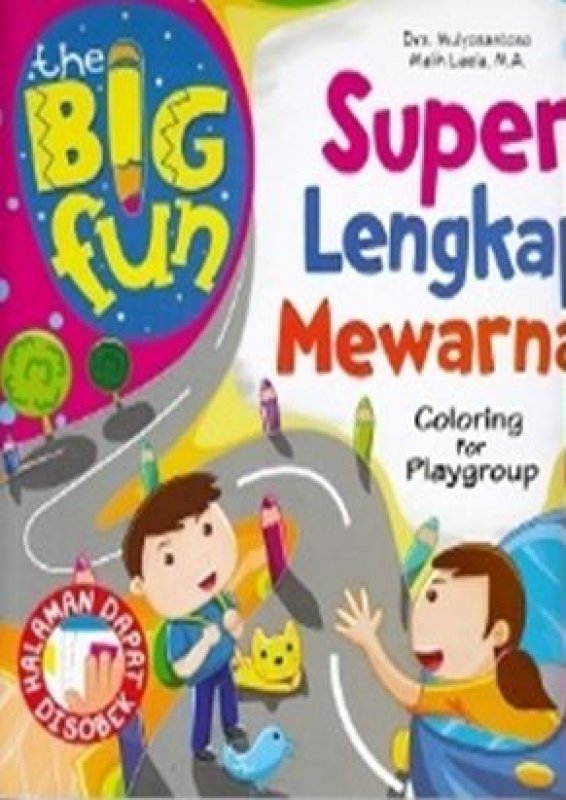 Cover Buku The Big Fun: SuperLengkap Mewarnai