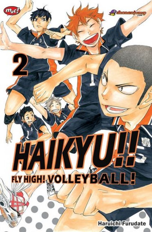 Cover Buku Haikyu!! Fly High! Volleyball! 02