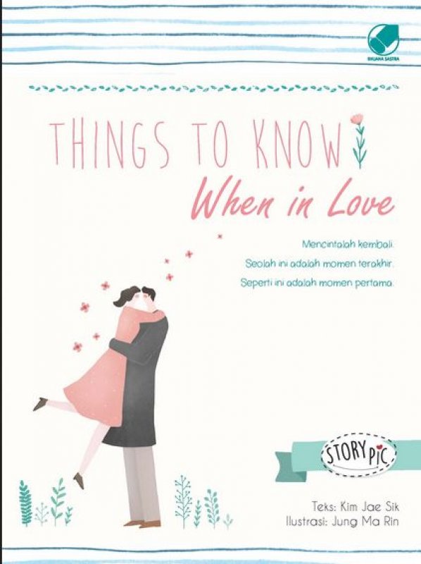 Cover Buku Things To Know When In Love