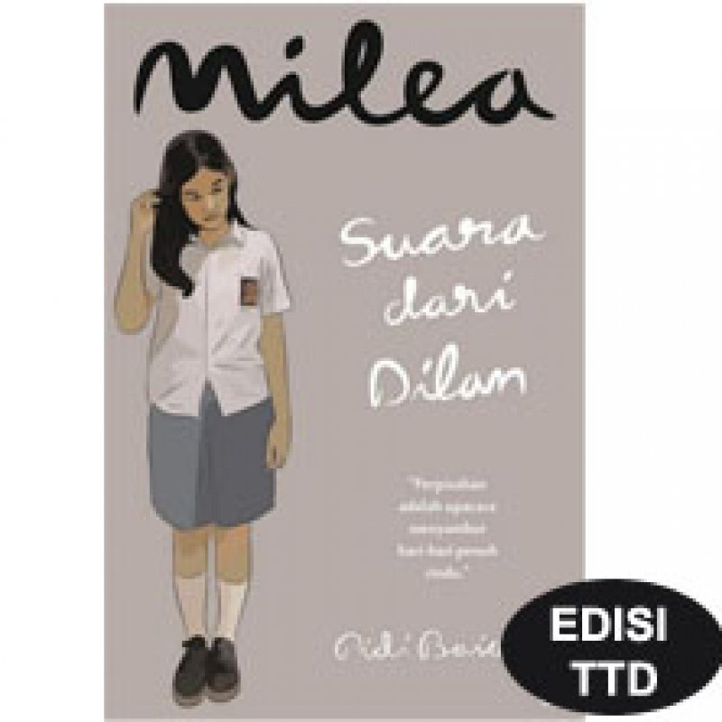 Cover Buku Milea Suara Dari Dilan Edisi Ttd (Dilan)