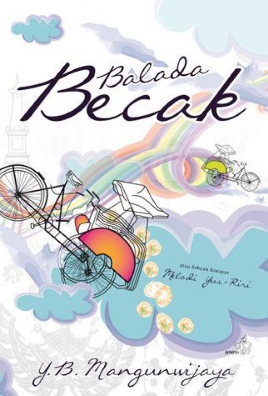 Cover Buku Balada Becak atau Sebuah Riwayat Melodi Yus-Riri