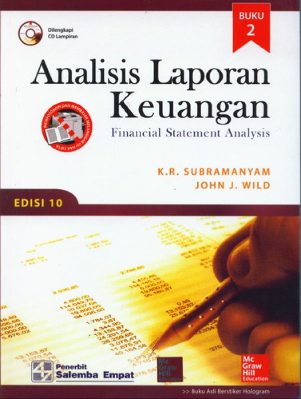 Cover Buku Analisis Laporan Keuangan (Financial Statement Analysisi) Buku 2 Edisi 10