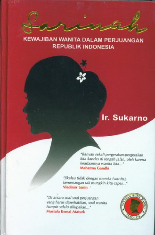 Cover Buku Sarinah: Kewajiban Wanita Dalam Perjuangan Republik Indonesia-HC