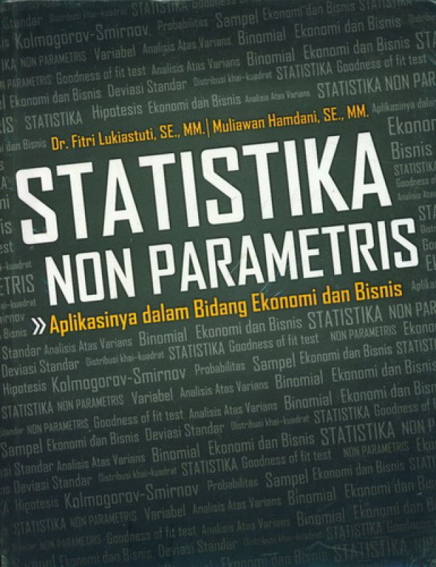 Cover Buku Statistika Non Parametris Aplikasinya dalam Bidang Ekonomi dan Bisnis